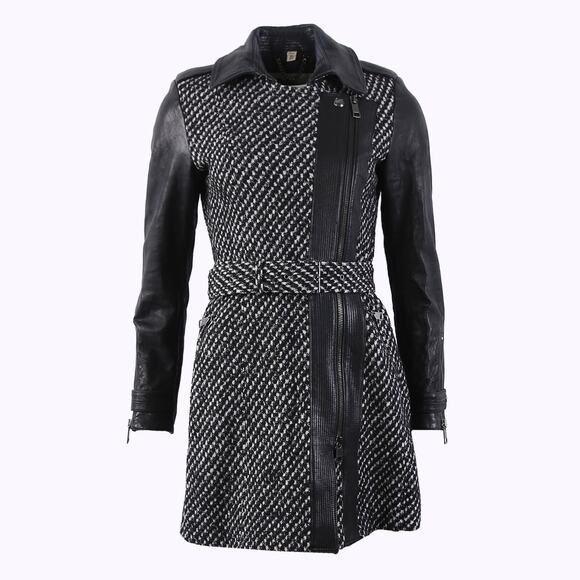 ❤️Burberry London Wool Tweed Pattern Coat❤️ - Picture 1 of 2